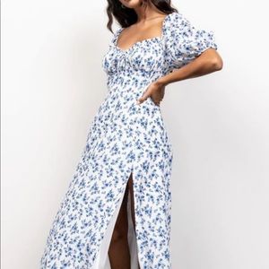 Baltic born Gwen smocked midi dress